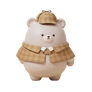 Snoop the bear: Caught you